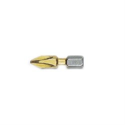 Крестовая бита Witte TIN 1/4" РН 1х25 мм 28421 - фото 10478