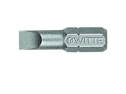 Шлицевая бита Witte Industrie 1/4" SL 0,5х4,0х25 мм 26410 - фото 106309