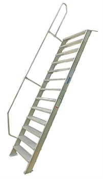 Алюминиевый трап Krause стационарный, 800мм 6 ступеней 60° 823359 - фото 10910