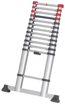 Лестница-стремянка телескоп. алюминий T80 FlexLine 380, 13 ступ., Hailo, арт. 7113-131, шт - фото 122036