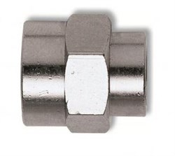 Переходник 1226/7 F3/8*F1/2" цилиндр. муфта - фото 124244