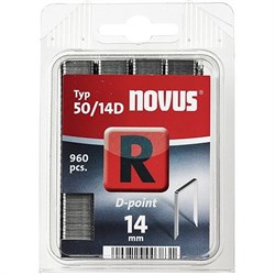 Плоские скобы для степлера Novus тип 50 R 50/14D 960 шт - фото 126870