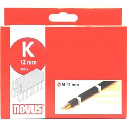 Круглые кабельные скобы для степлера Novus тип К 9/11 350 шт - фото 126880