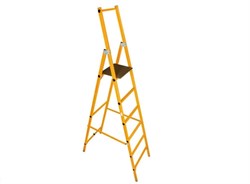 Диэлектрическая стремянка ЗЭП 6 ступеней ССС-2,9-55 - фото 138095