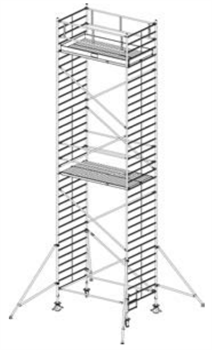 Алюминиевая вышка-тура Krause Stabilo 5000 10,3м 739100 - фото 157305