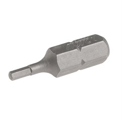 Шестигранная бита HEX H2х25мм 1/4" S2 JTC-1152502 - фото 166457