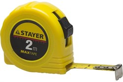 Рулетка измерительная Stayer Мaster MaxTape 2 м 16 мм 34014-02-16 - фото 172053