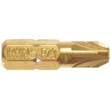 Крестовая бита Irwin TIN 1/4" PZ2x25, 10 шт 10504342 - фото 172240