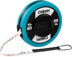 Фиберглассовая мерная лента Сибин 10м 34154-10 - фото 261604