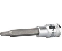 Удлиненная торцевая бита-головка Kraftool Industrie Qualitat 1/2" T60x100 мм 27906-60_z01 - фото 263567