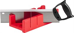 Пластиковое стусло Зубр Мастер Midi-Plus с ножовкой 295мм 15391-30 - фото 264719