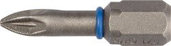 Торсионные крестовые биты Зубр Эксперт C1/4, PZ1x25мм, 2шт 26013-1-25-2 - фото 265588
