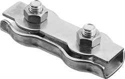 Двойной зажим троса Зубр Мастер 4мм, 50 шт 4-304445-04 - фото 268880