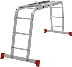 Алюминиевая лестница трансформер Новая Высота NV 132 4х4 1320404 - фото 273689