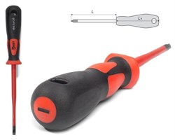 Изолированная отвертка КВТ Слим SL4,0 x 100 78588 - фото 287501