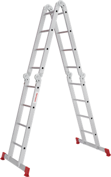 Алюминиевая лестница трансформер Новая Высота NV 232 4х4 2320404 - фото 290254