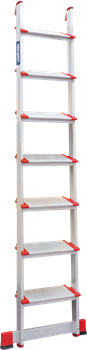 Алюминиевая приставная лестница Новая Высота NV 517 7 ступеней 5170107 - фото 290620