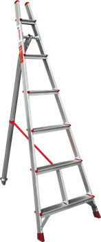 Алюминиевая садовая стремянка Новая Высота NV 3191 7 ступеней 3191107 - фото 291911