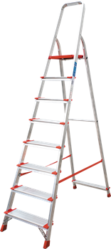 Алюминиевая стремянка Новая Высота NV 511 8 ступеней 5110108 - фото 292175