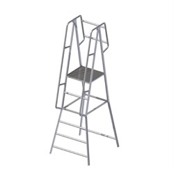 Лестница с площадкой ALUR Л-1,5 м - фото 297571