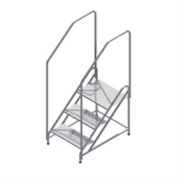 Монтажная подставка ALUR Тип 2 с 2 поручнями МП2-0,8П2 - фото 297782