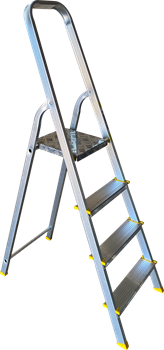 Анодированная стремянка Алюмет 4 ступени APA7004 - фото 299234