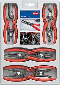 Набор прецизионных щипцов для стопорных колец KNIPEX KN-002004SB - фото 30560