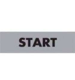Табличка EMAS "START" 8мм BET08START - фото 323589