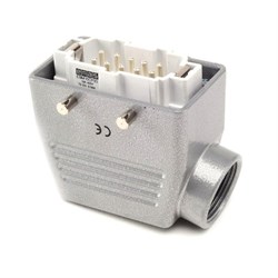 Вилка EMAS боковой кабельный ввод, 10 полюсов, 16А EBM10FU10 - фото 324421