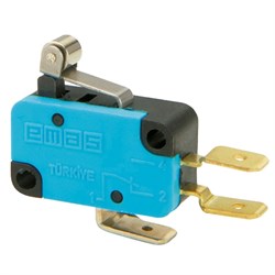 Микро-выключатель EMAS с коротким рычагом и стальным роликом Ф5мм MK1MIM1 - фото 326682