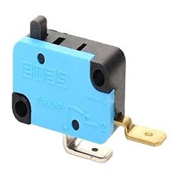 Микро-выключатель EMAS с коротким пластиковым плунжером без лапки 1НЗ MK1PUP10G - фото 326694