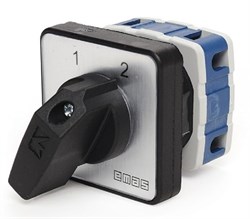 Однофазный реверсивный переключатель полюсов EMAS (1-2) 20А PSA020KD133S - фото 327767