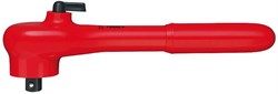 Ключ трещоточный диэлектрический с наружным квадратом 3/8"  KNIPEX KN-9831 - фото 35090