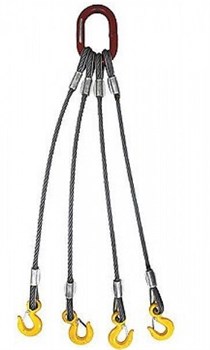 Строп канатный TOR 4СК г/п 2,0 т 6,5 м, шт - фото 353418
