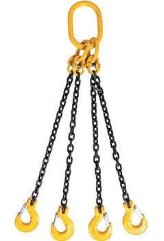 Строп цепной TOR 4СЦ г/п 6,7 т 5,5 м, шт - фото 358082