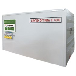 Тиристорный стабилизатор напряжения 140-270В SUNTEK TT-6000-OP - фото 359117