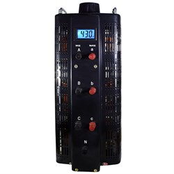 Трехфазный автотрансформатор ЛАТР SUNTEK 20000ВА диапазон 0-430 Вольт, 28А LTR-3-20000 - фото 359353