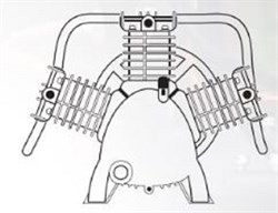 Компрессорная ременная головка FoxWeld AEROMAX B3065 - фото 362765