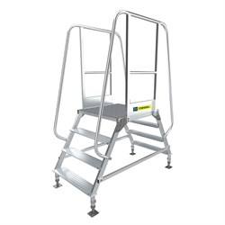 Алюминиевый переходной мостик MEGAL МПА – Р 0,6х0,7х1,1 - фото 378018