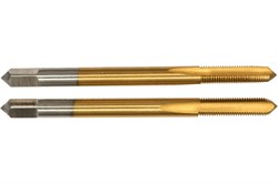 Комплект ручных двухпроходных метчиков (I/II) ПрофОснастка Эксперт №169 HSS M2 TiN, ISO 529 М14x2 50311039 - фото 384951