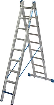 Двухсекционная универсальная лестница Krause Stabilo +S 2x9 131638 - фото 386861