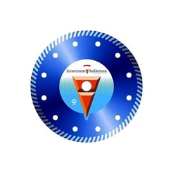 Отрезной алмазный диск по бетону Сплитстоун Turbo Standart 254x2,6x10x22,2 ресурс 8 - фото 394545