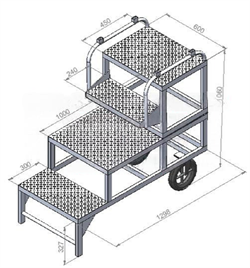 Подставка монтажная = 0,6-1,0 Универсальная - фото 407581