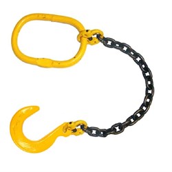 Строп цепной TOR 1СЦ г/п 2,0 т 2,5 м крюк с широким зевом 3,2 т