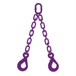 Строп цепной TOR 2СЦ г/п 11,2 т 6,0 м с самозакрывающимися крюками