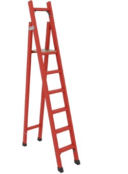 Диэлектрическая стремянка с симметричной опорой Оникс ССС-2,9 h=2900мм, h рабочей площадки=2000мм - фото 419875