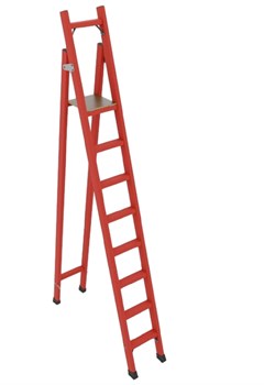 Диэлектрическая стремянка с симметричной опорой Оникс "Телеком" ССС-2,8Т h=2800мм, h рабочей площадки=1900мм - фото 419899