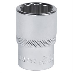 Головка торцевая стандартная двенадцатигранная 1/2", 19 мм МАСТАК 000-42019 000-42019 - фото 675550