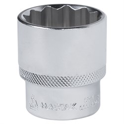 Головка торцевая стандартная двенадцатигранная 1/2", 32 мм МАСТАК 000-42032 000-42032 - фото 675556