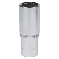 Головка торцевая глубокая шестигранная 1/2", 22 мм МАСТАК 001-40022 001-40022 - фото 675572
